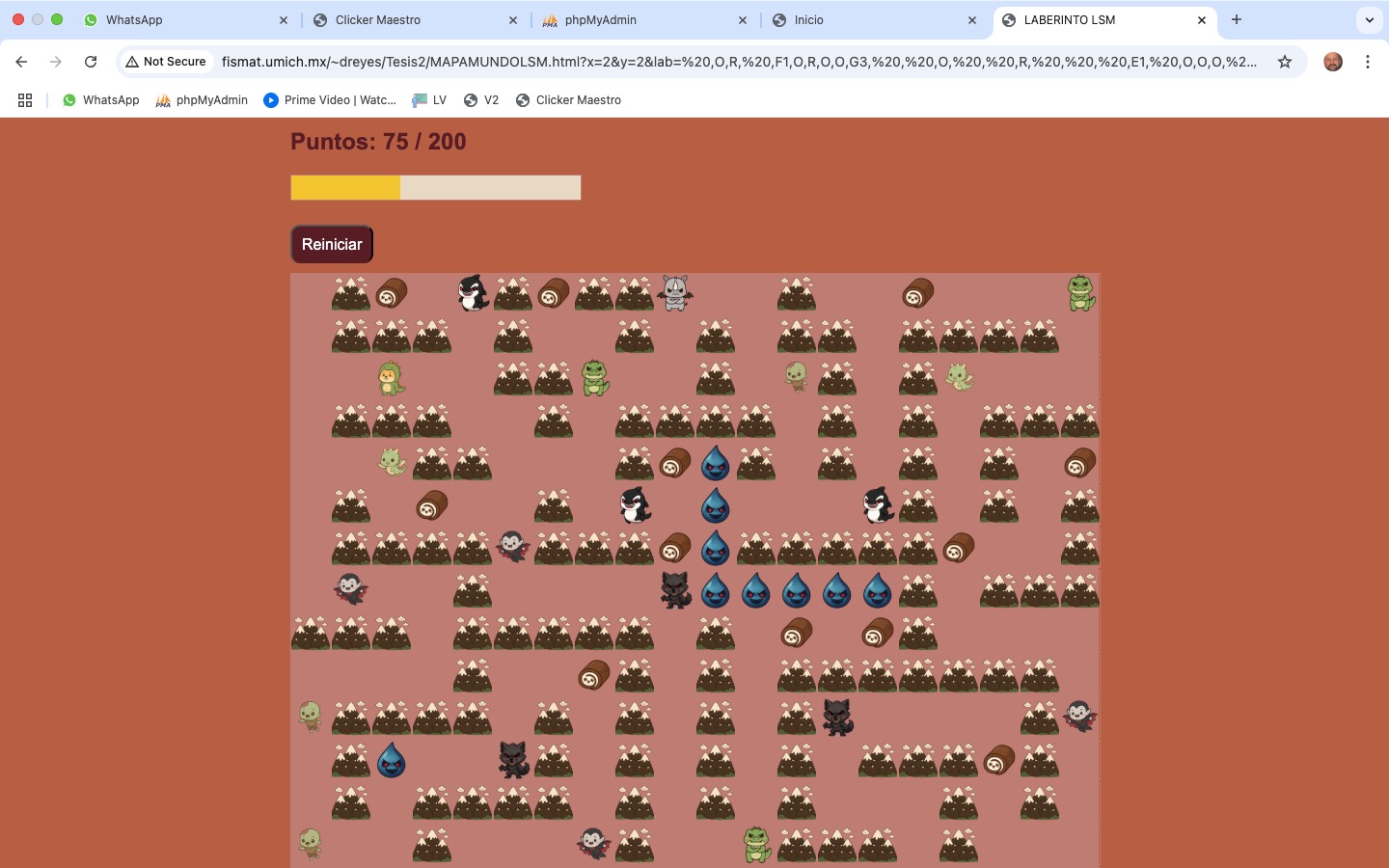 Juego de laberinto